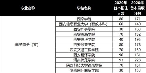 初中电子商务专业分数线